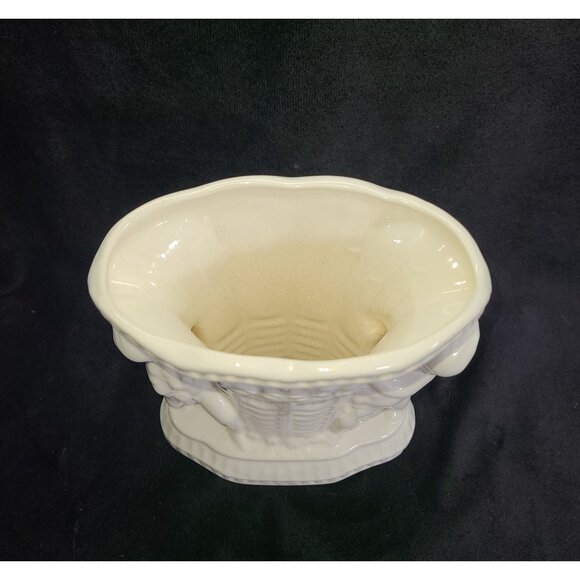 Vintage 1940s Crackle pottery Cherub vase - Picture 3 of 10